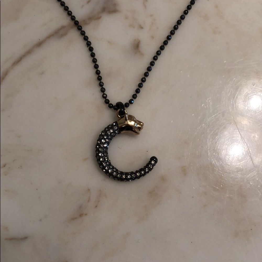 Stella & Dot gunmetal gold cougar